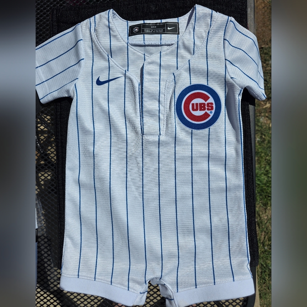 Nike Chicago Cubs Baby Onesie 6–9M ⚾💙 MLB Infant Outfit Like New
